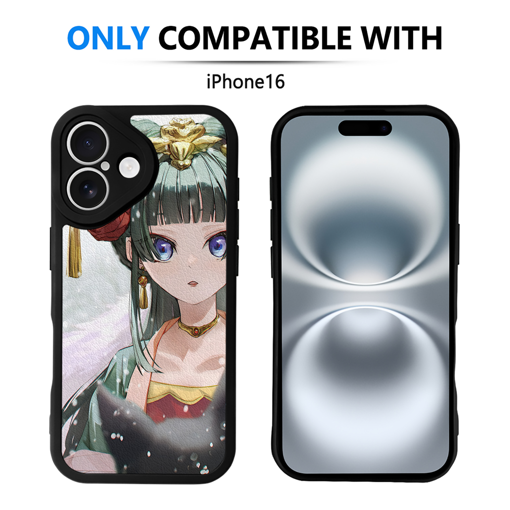 薬屋のひとりごと The Apothecary Diaries 【iPhone 16シリーズ対応】シリコンスマホケース（レザー調） 材質：シリコン